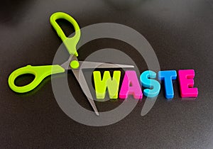 Cut out waste photo