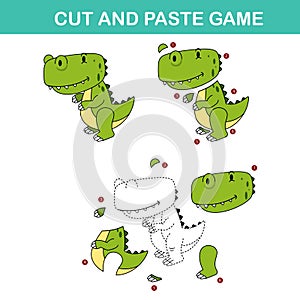 Cut and past game,easy educational paper games for kids