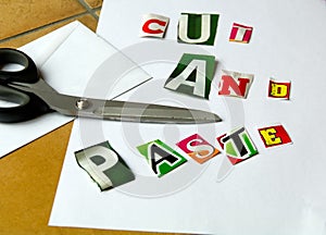 Cut and paste