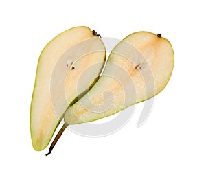Cut pear