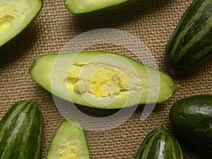 Cut Pointed gourd