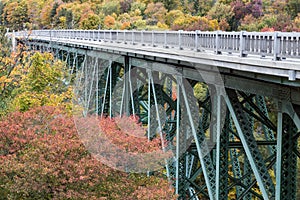 Cut River Bridge in Autumn - Upper Peninsula Michigan