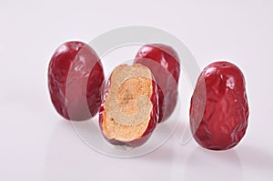 Cut surface-Red jujubes