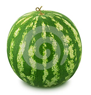 Cut tasty watermelon on a white background.