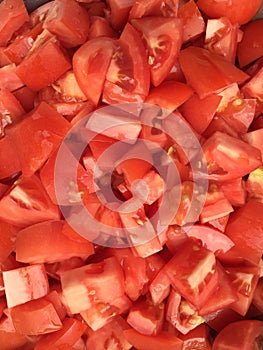 Cut tomatoes