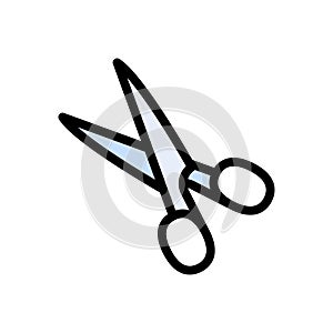 Cut vector color line  icon