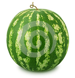 Cut tasty watermelon on a white background.