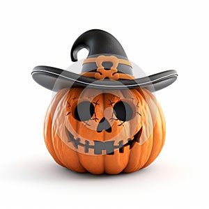 Cute 3d Render Of A Jackolantern With Pirate Hat For National Grandparents Day