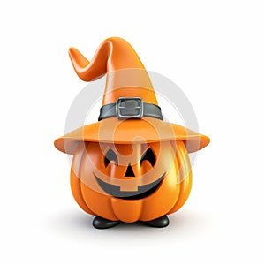 Cute 3d Render Of A National Grandparents Day Jackolantern With Knight Hat