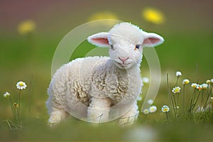 Cutest Easter Spring Lamb photo