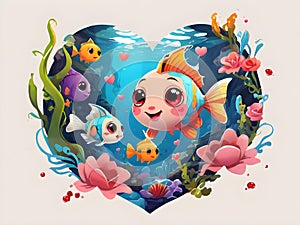 So cute adorable fish