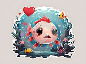 So cute adorable fish