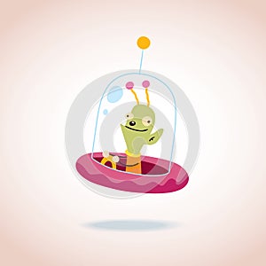Cute alien character