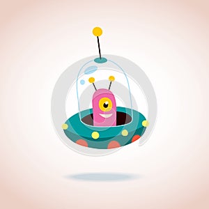 Cute alien character