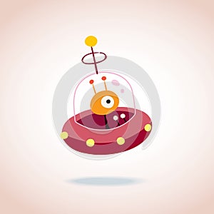 Cute alien character