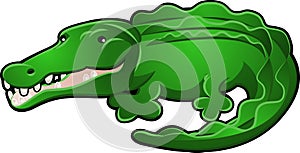 Cute Alligator or Crocodile Cartoon