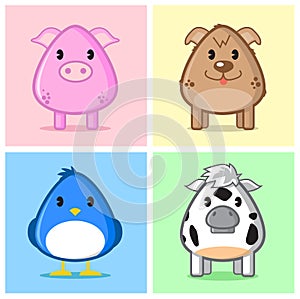 Cute Animal Caricature photo