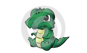 Cute animal crocodile