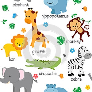 Cute animal pattern