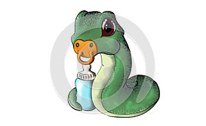 Cute animal snake