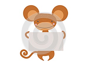 Cute animal vector character