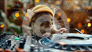 Cute Animals DJing At Party Silly Meme Adorable Moment