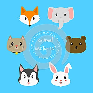 Cute Animals Vector Collection