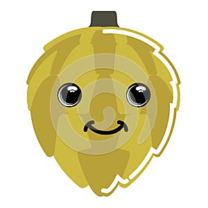 Cute anon fruit emoticon