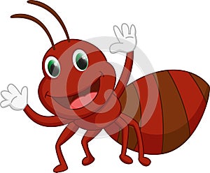 Cute ant cartoon