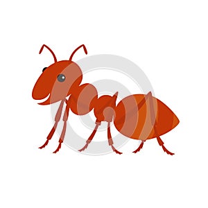 Cute ant cartoon.Vector illustration