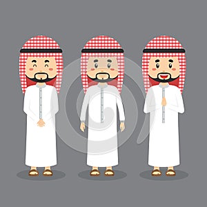 Cute Arabic Character Giving lectures photo