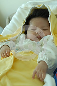 Cute Asian baby