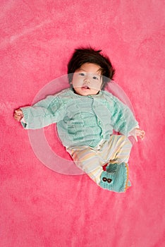 Cute Asian Chinese baby girl