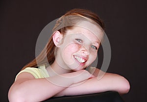 Cute Auburn Haired Girl photo