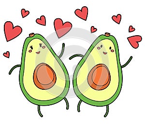 Cute avacado love