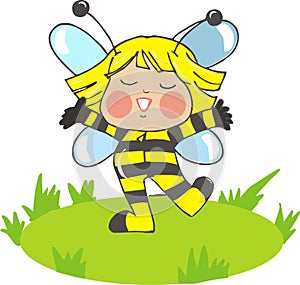 Cute baby bee