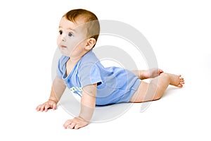 Cute Baby Crawling photo