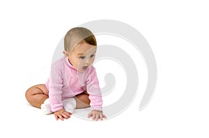 Cute Baby Crawling