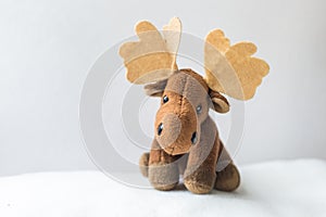 Cute baby elk toy