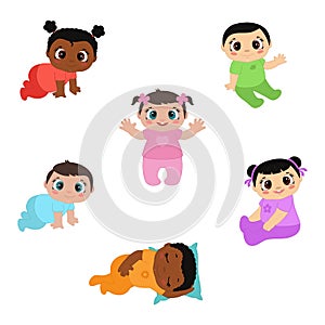 Cute baby illustration