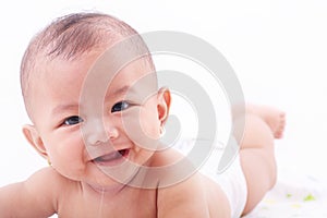 Carino un bambino sorridente 