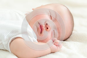 Cute baby sleep img