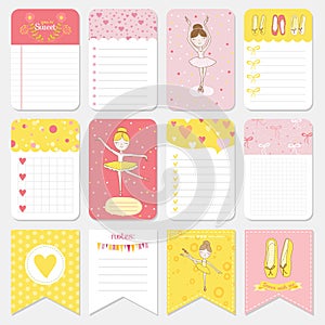 Cute Balerina Tag and Labels Set