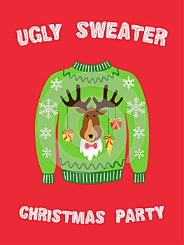 Cute banner for Ugly Sweater Christmas Party