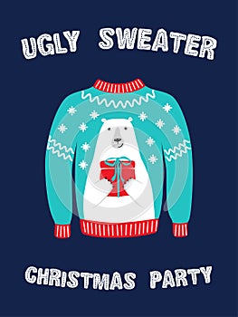 Cute banner for Ugly Sweater Christmas Party