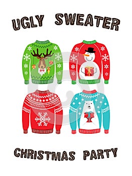 Cute banner for Ugly Sweater Christmas Party