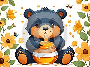 A cute bear