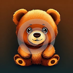 A cute bear cub with its fuzzy fur and wide-eyed innocence can create a warm and inviting t-shirt design.