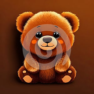 A cute bear cub with its fuzzy fur and wide-eyed innocence can create a warm and inviting t-shirt design.