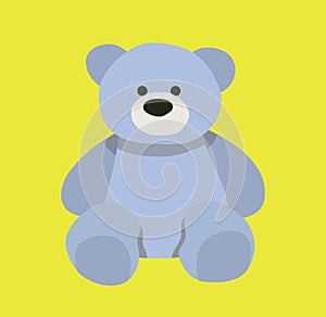 Cute bear design. Teddy bear cartoon design.